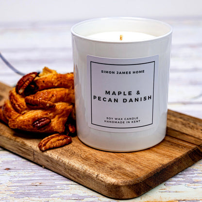 Maple & Pecan Danish Candle - Luxury Soy Wax