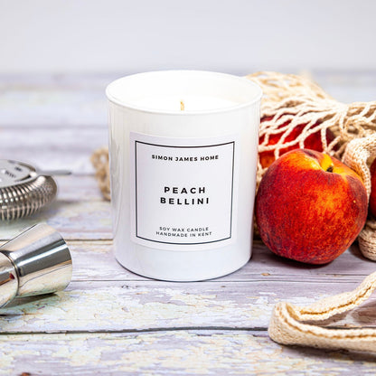 Peach Bellini Candle - Luxury Soy Wax