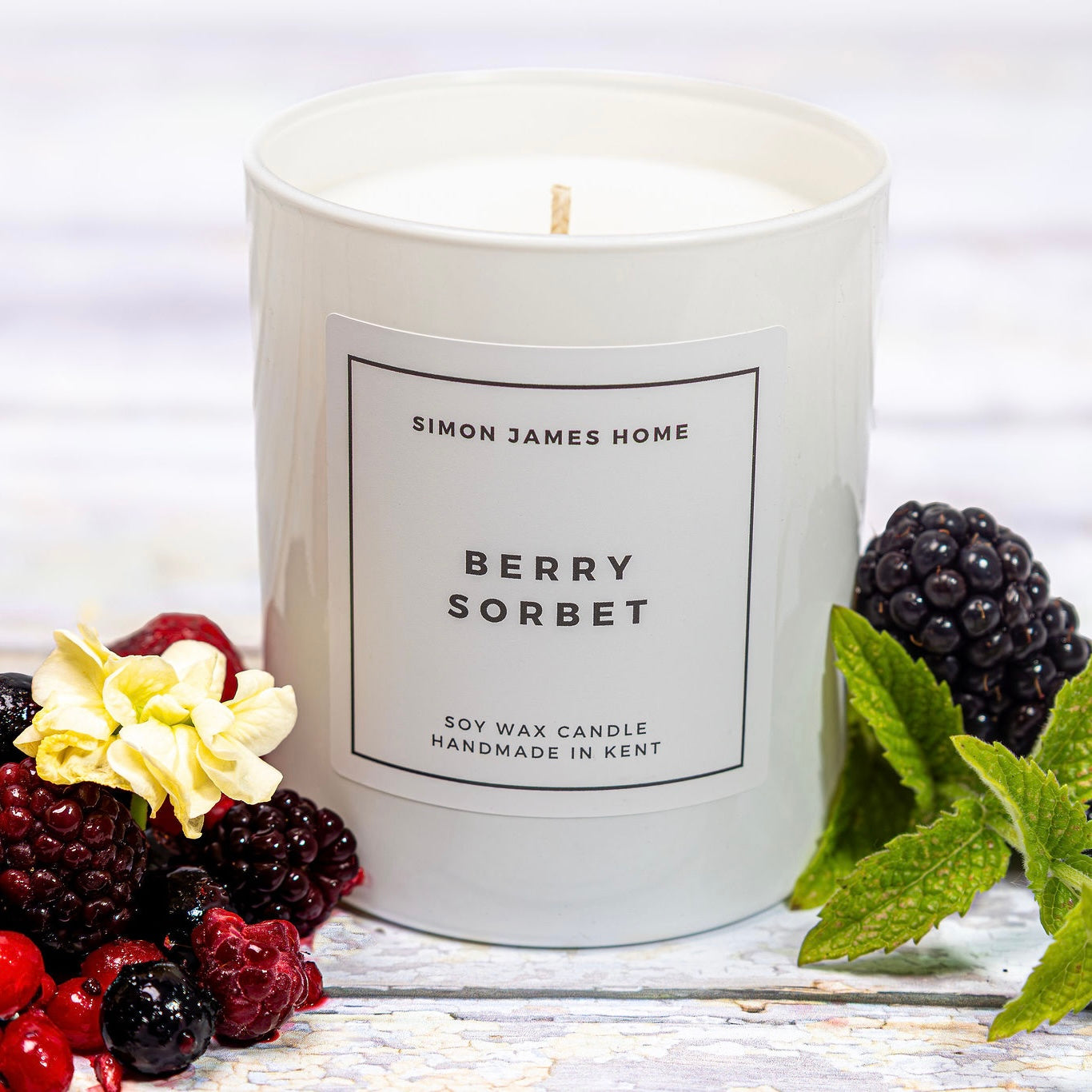 Berry Sorbet Candle - Luxury Soy Wax