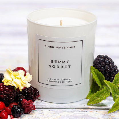 Berry Sorbet Candle - Luxury Soy Wax
