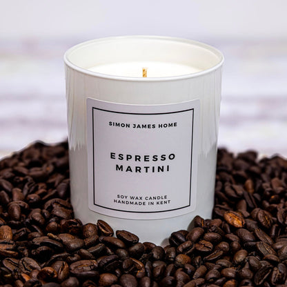 Espresso Martini Candle - Luxury Soy Wax Coffee Candle