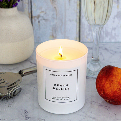 Peach Bellini Candle - Luxury Soy Wax