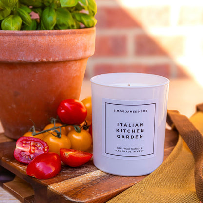 Italian Kitchen Garden Candle - Luxury Soy Wax - Botanical Candle