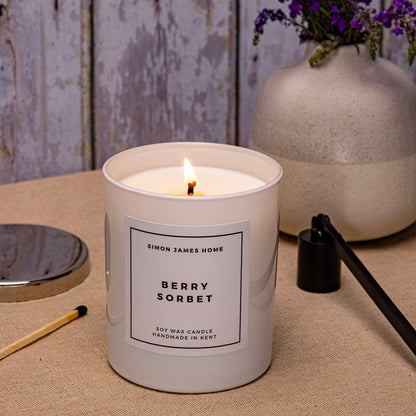 Berry Sorbet Candle - Luxury Soy Wax