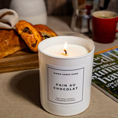 Pain au Chocolat Candle - Luxury Soy Wax - Simon James Home