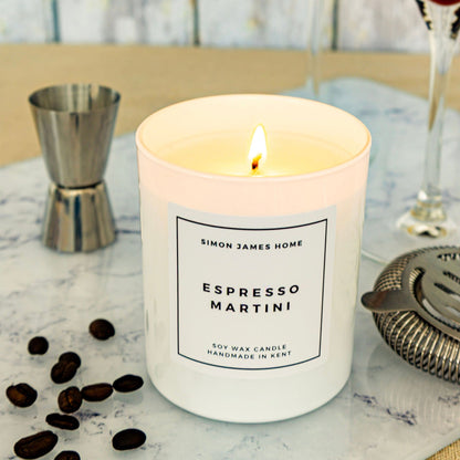 Espresso Martini Candle - Luxury Soy Wax Coffee Candle