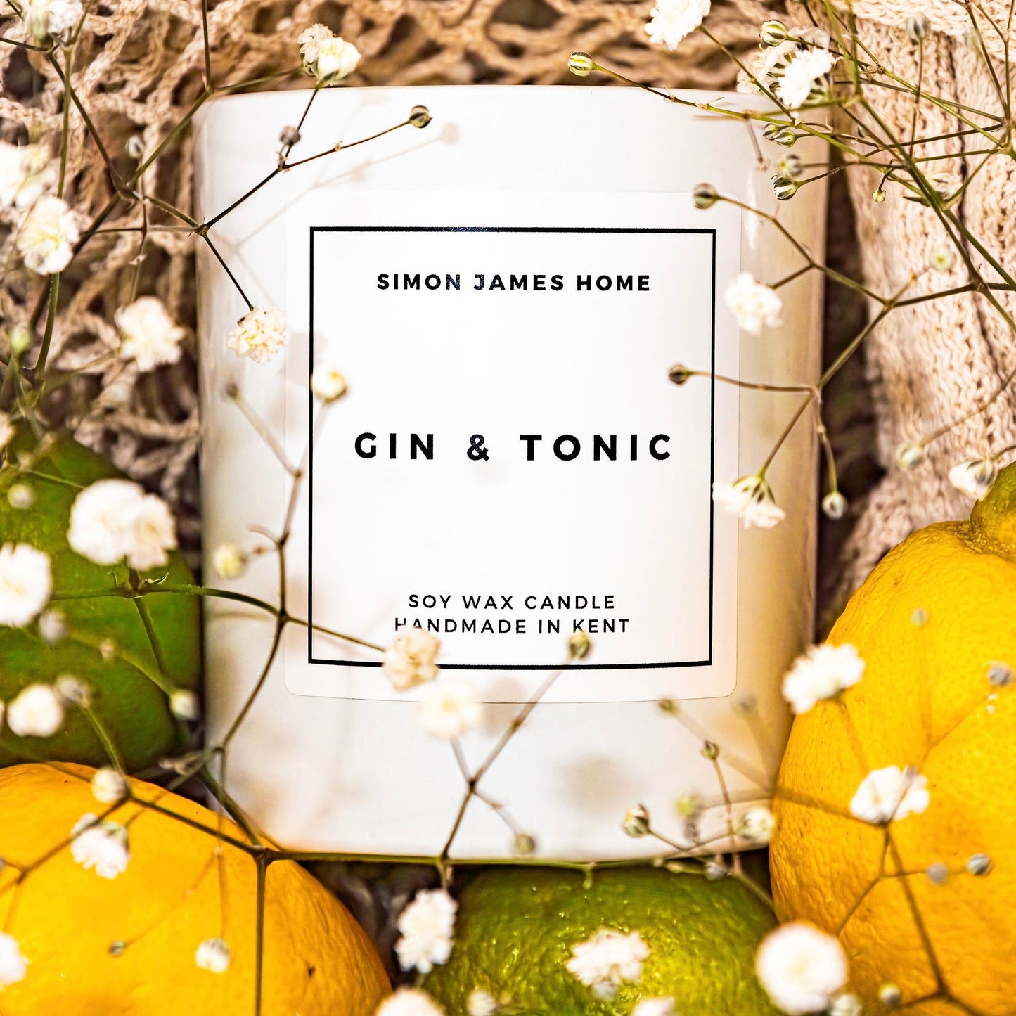 Gin & Tonic Candle - Luxury Soy Wax