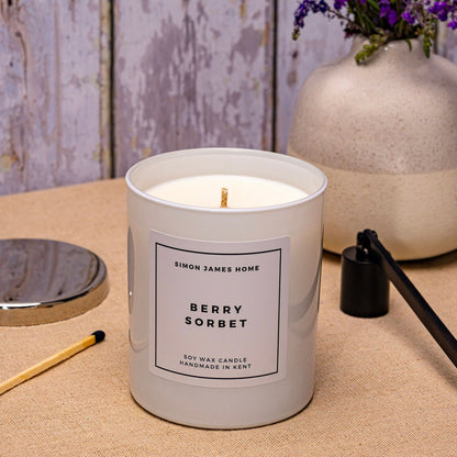 Berry Sorbet Candle - Luxury Soy Wax