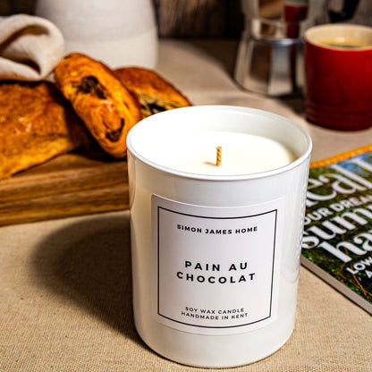 Pain au Chocolat Candle - Luxury Soy Wax - Simon James Home