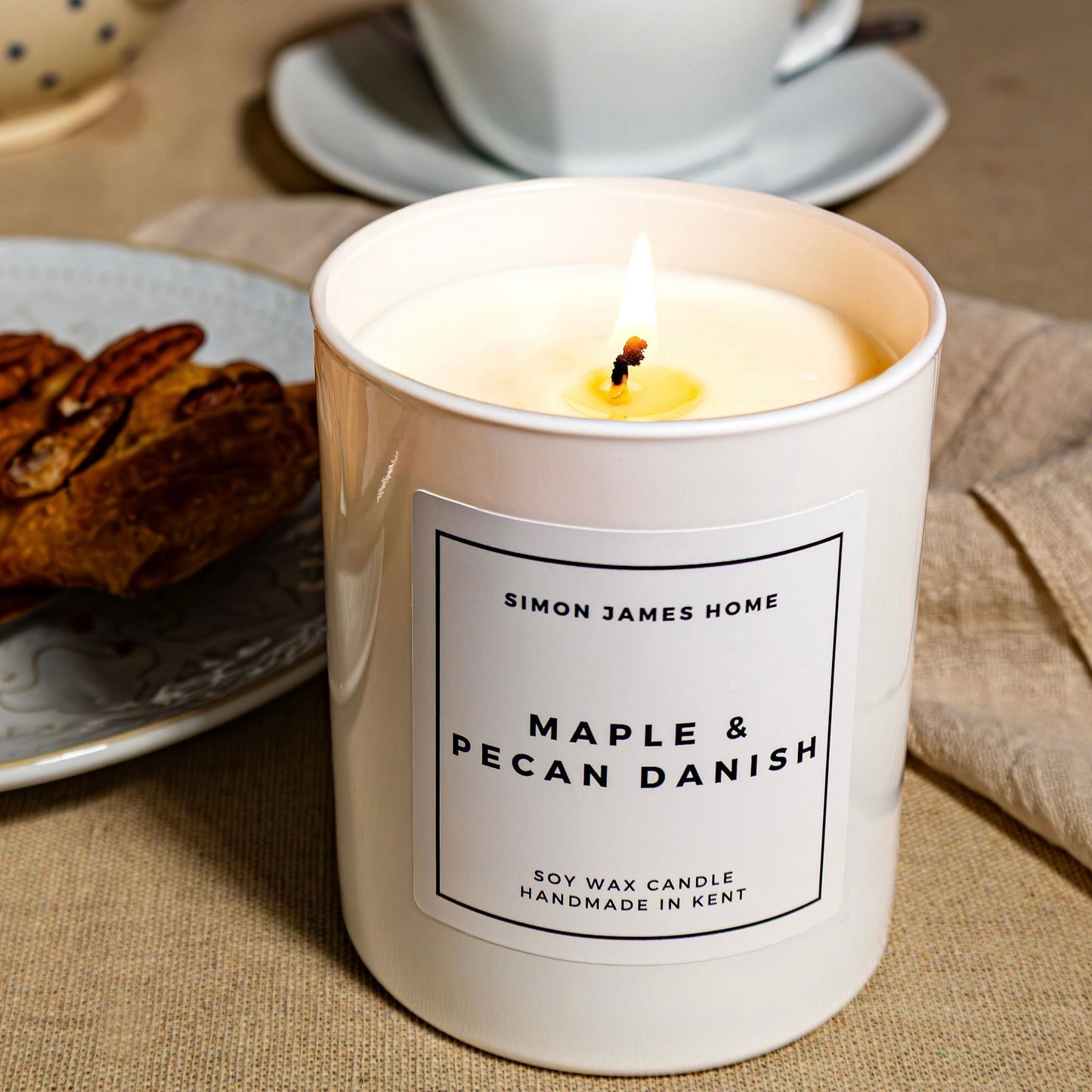 Maple & Pecan Danish Candle - Luxury Soy Wax