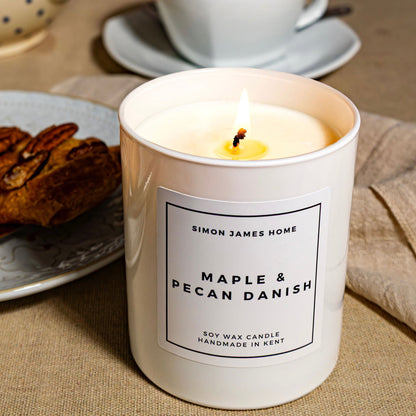 Maple & Pecan Danish Candle - Luxury Soy Wax