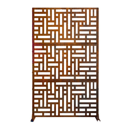 Metal Indoor/Outdoor Privacy Screen 90cm x 180cm - Maze