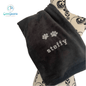Pet Fleece Blanket - Paw Prints - Personalised - Dog / Cat