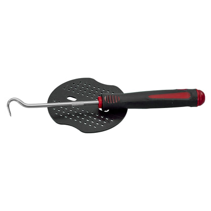 Weed Control Membrane Pegs Buffer Washer Set Red with Rubber Mallet