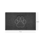 "Paw Print" Embossed Loofah Textured Spaghetti Door Mat