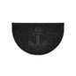 Anchor Embossed Halfmoon Spaghetti Indoor/Outdoor Doormat