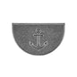 Anchor Embossed Halfmoon Spaghetti Indoor/Outdoor Doormat