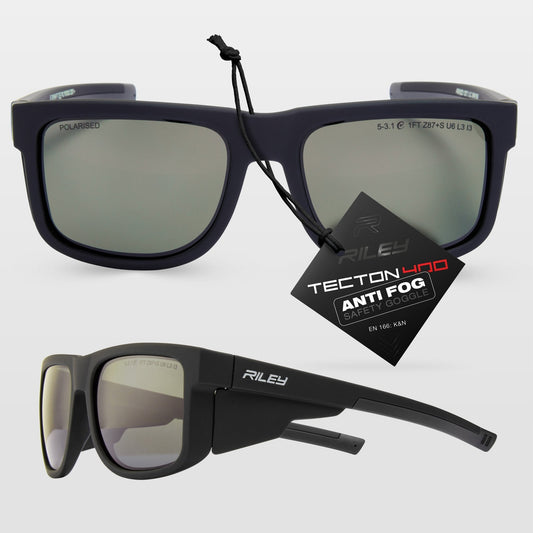 RILEY Navigator Anti-Scratch Safety Sunglasses with Polarised Lens