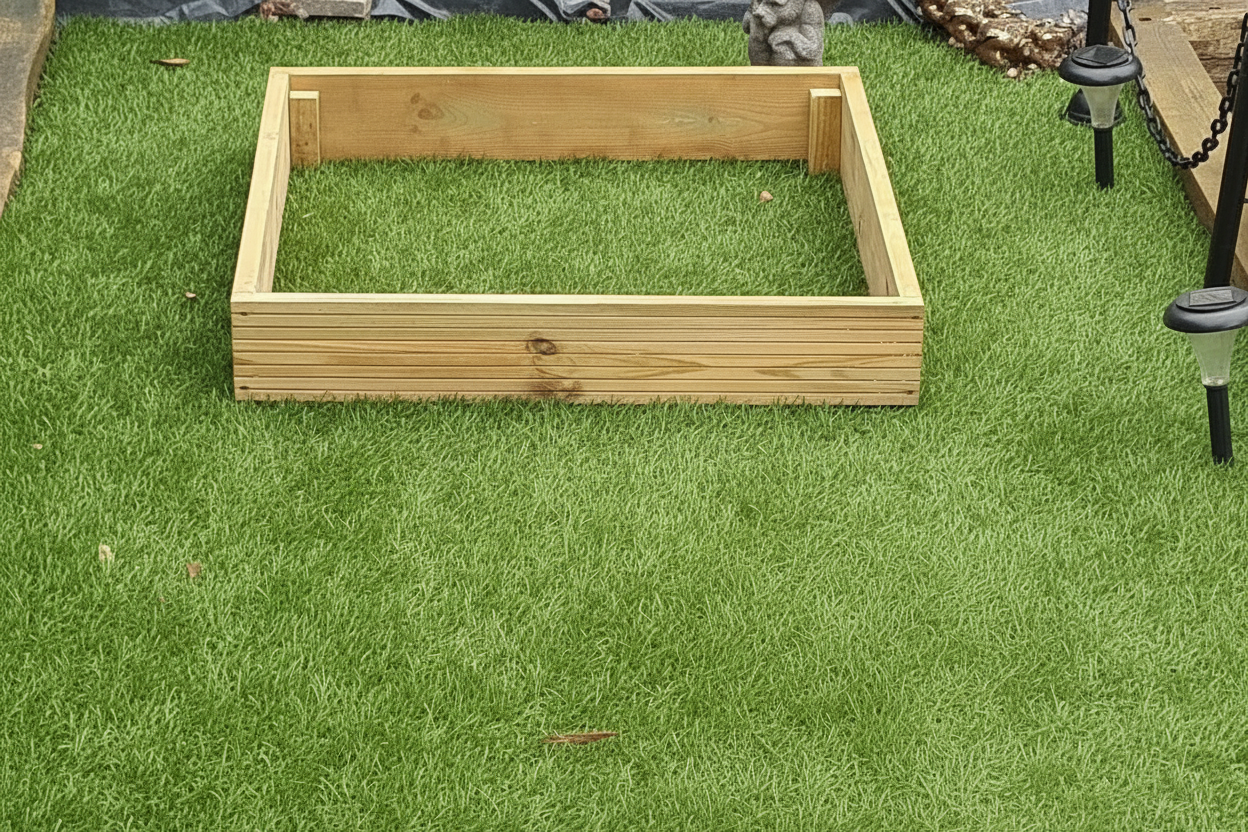 Tanalised Decking Timber Raised Bed Frame Planter – Turf Store UK