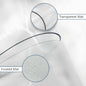 Round Chair Mat for Hard Floors - Transparent / Frosted