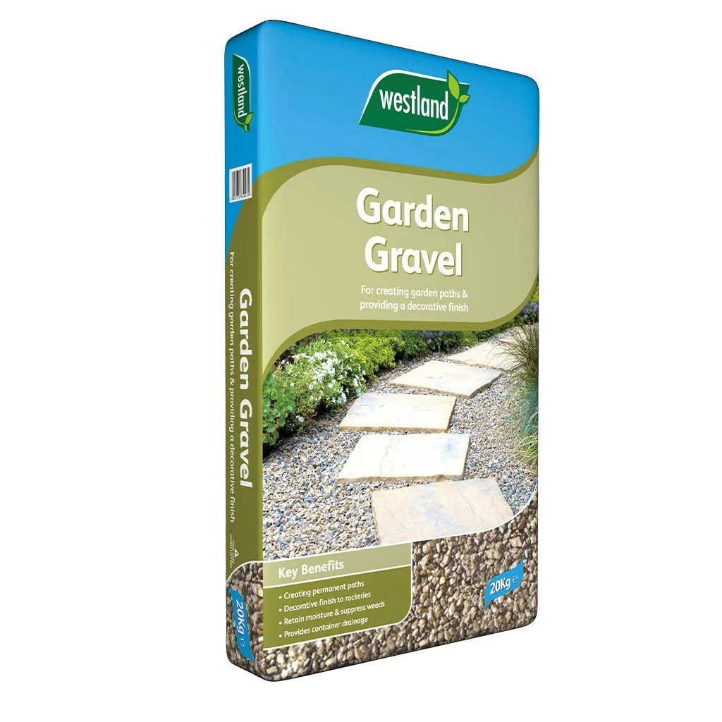 Westland Garden Gravel Stone Decorative for Paths Drainage & Mulch 20kg - Free Delivery