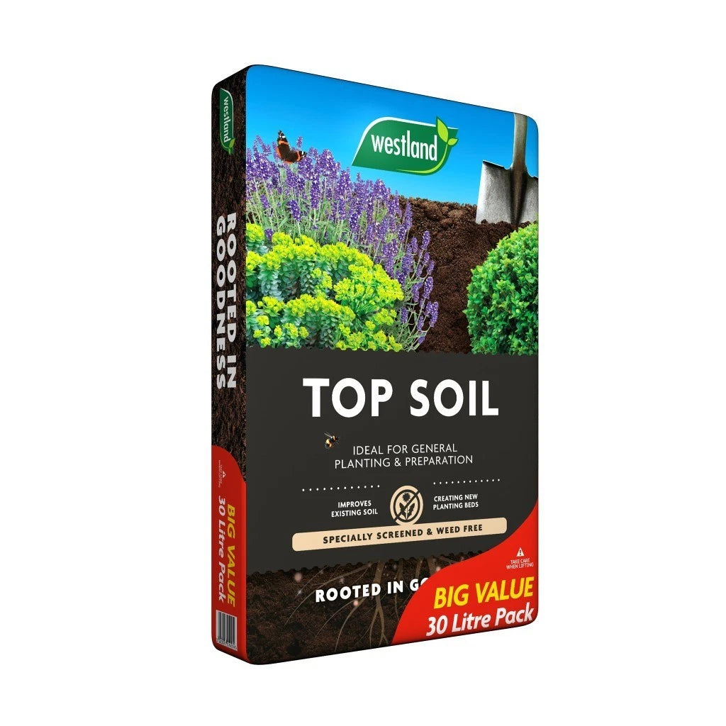 Westland Top Soil 30L Garden Soil Beds Borders Planting Compost Mix - Free Delivery