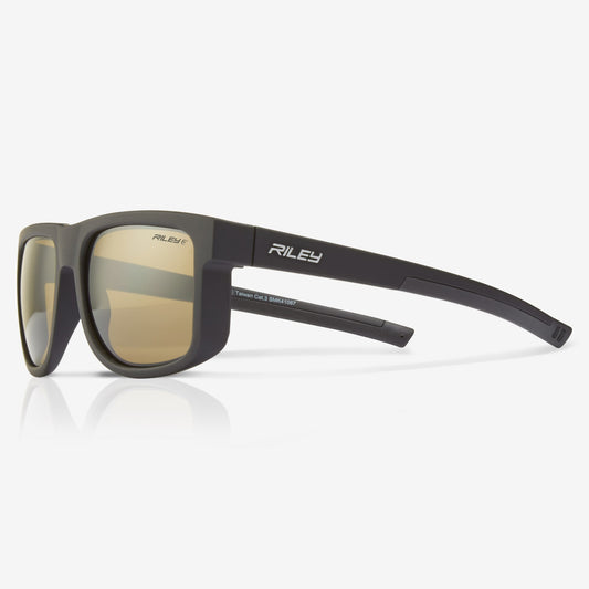 RILEY Navigator Anti Glare  Sunglasses with Antique Mirror Revo Lens