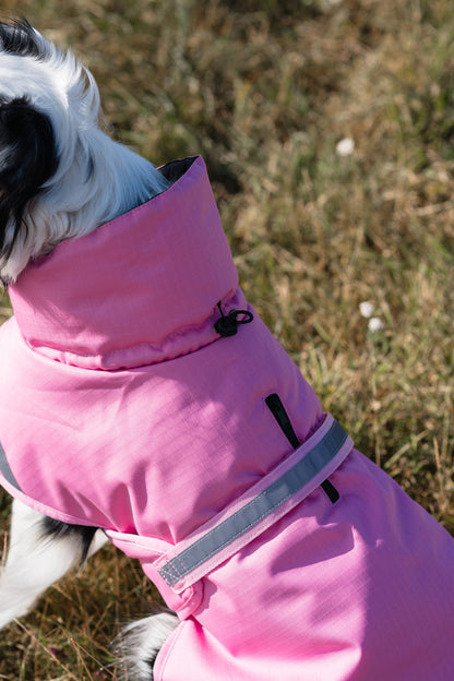 Luxe Waterproof Dog Coat 250g - Baby Pink