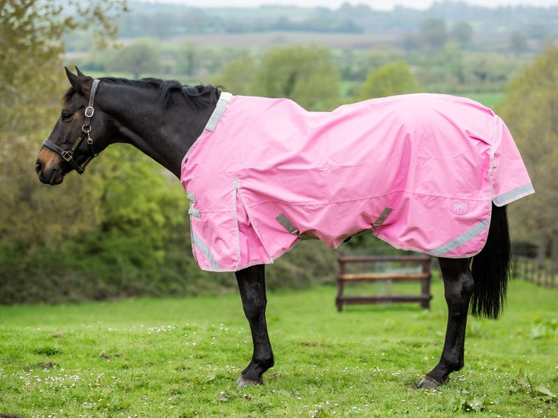 100g Detachable Neck Turnout Rug - Baby Pink