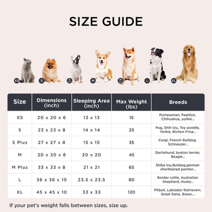 Bedsure Calming Donut Dog Bed for Small Dogs – 23in, Washable, Mauve Blush