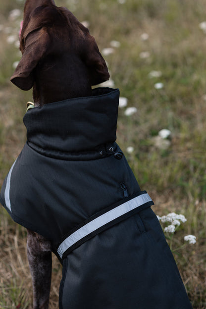 Luxe Waterproof Dog Coat 250g - Black