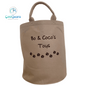 Pet Toy Storage - Mini Paws Felt Trug - Pet Storage Tub - Personalised