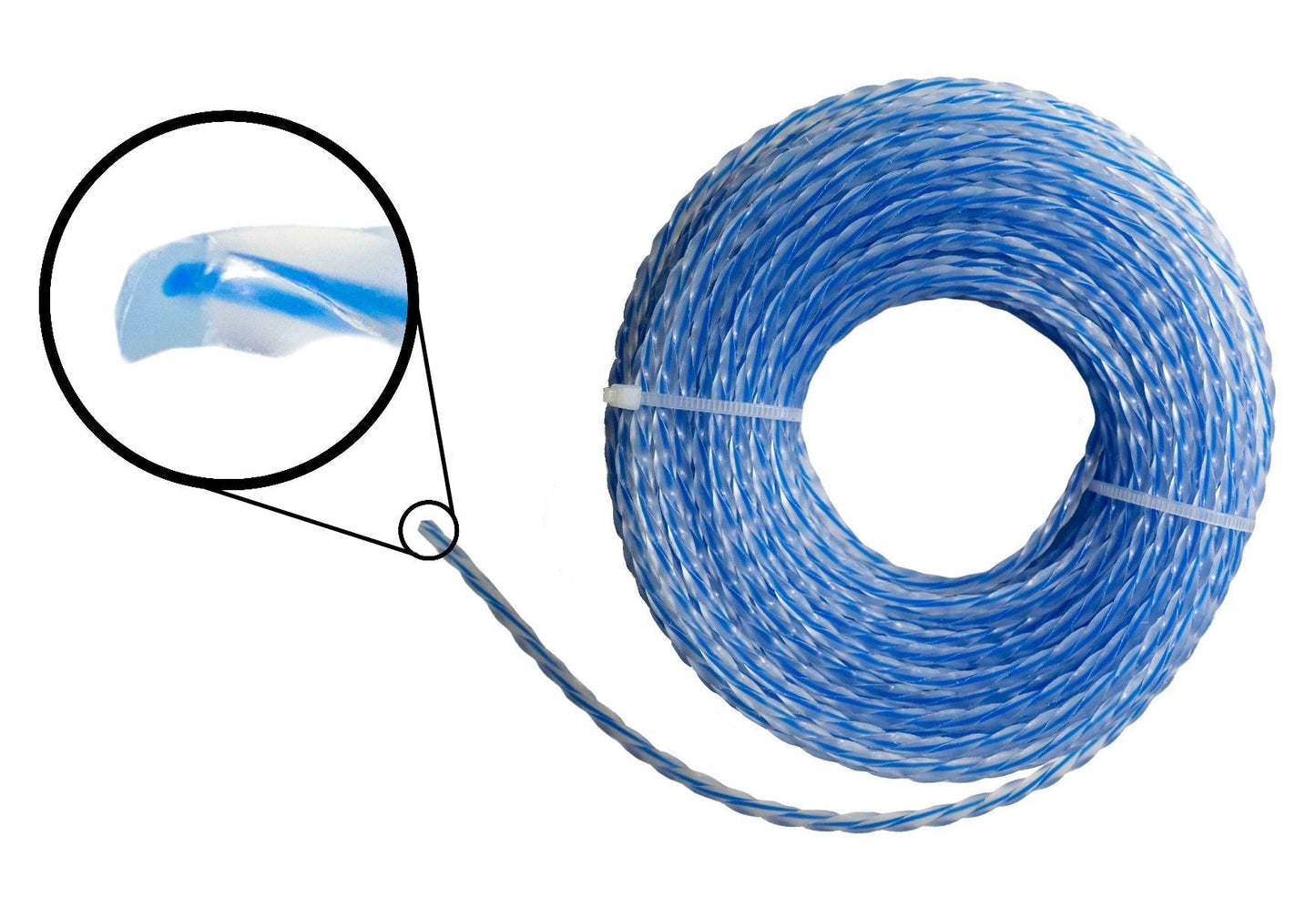 Strimmer Line Dual Blue Twist 2.4mm x 15m