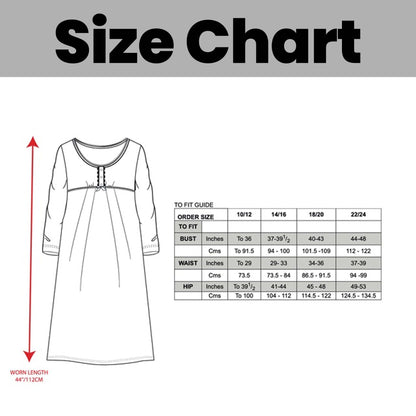 OLIVIA ROCCO Womens Fleece Nightdress Long Sleeve Floral Print Sleepwear Cosy Winter