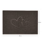 Embossed Spaghetti Outdoor Doormat - Brown