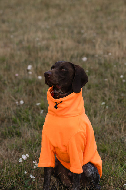 Fleece Dog Jumper - Orange