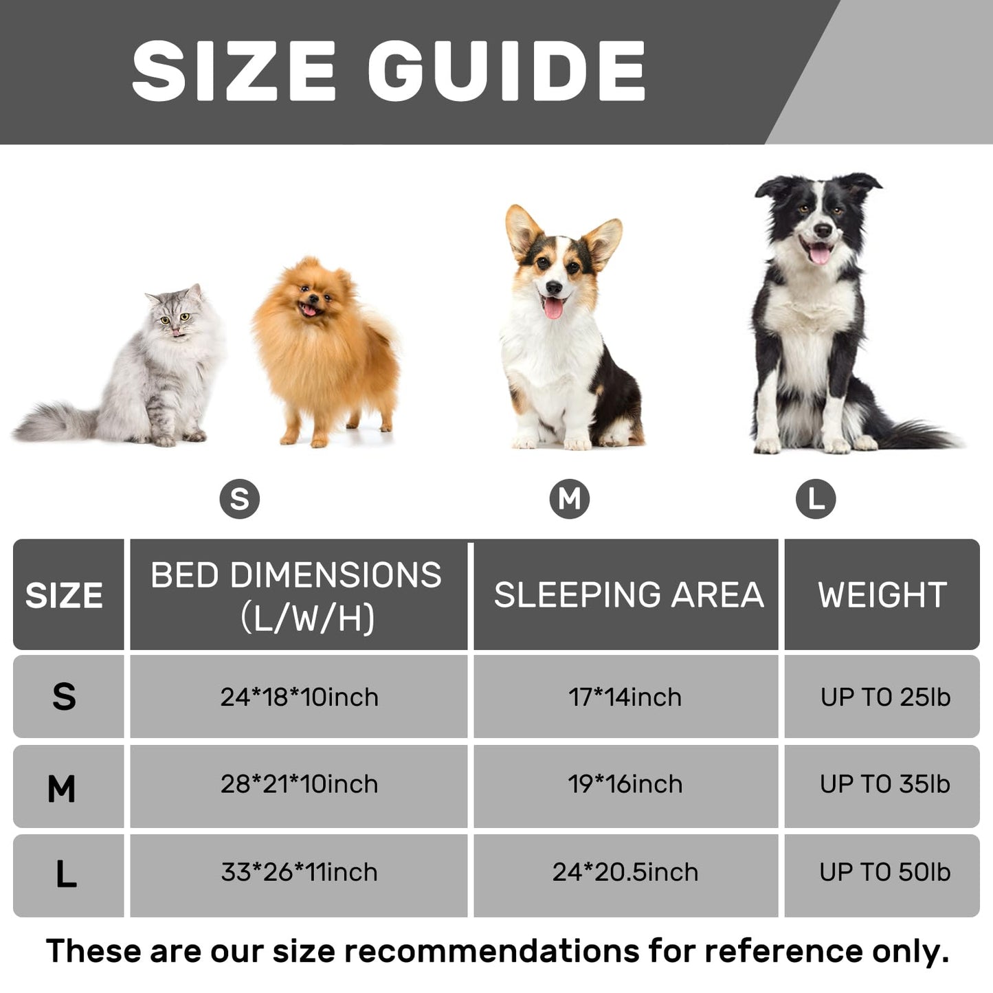 Hollypet Fluffy Plush Sofa Bed for Small Dogs & Cats — Green & White