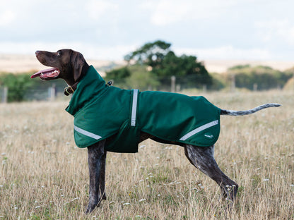 Luxe Waterproof Dog Coat 0g - Hunter Green
