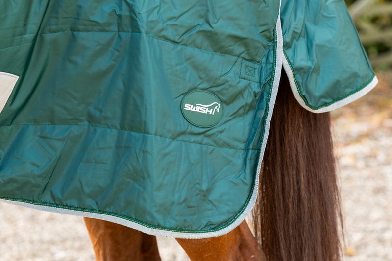 100g Stable Rug With Detachable Neck - Hunter Green