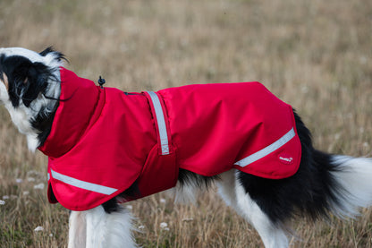 Luxe Waterproof Dog Coat 0g - Red