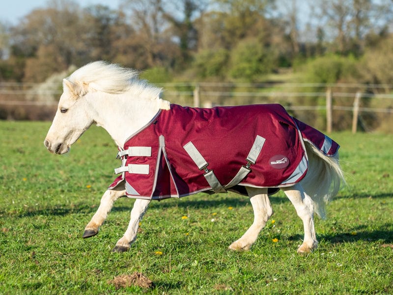 MINI 0g Turnout Rug - Burgundy
