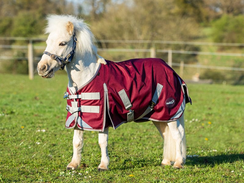 MINI 0g Turnout Rug - Burgundy