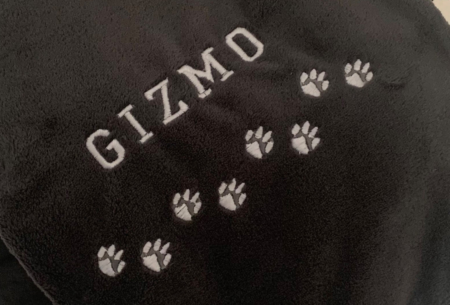 Pet Fleece Blanket - Paws - Personalised