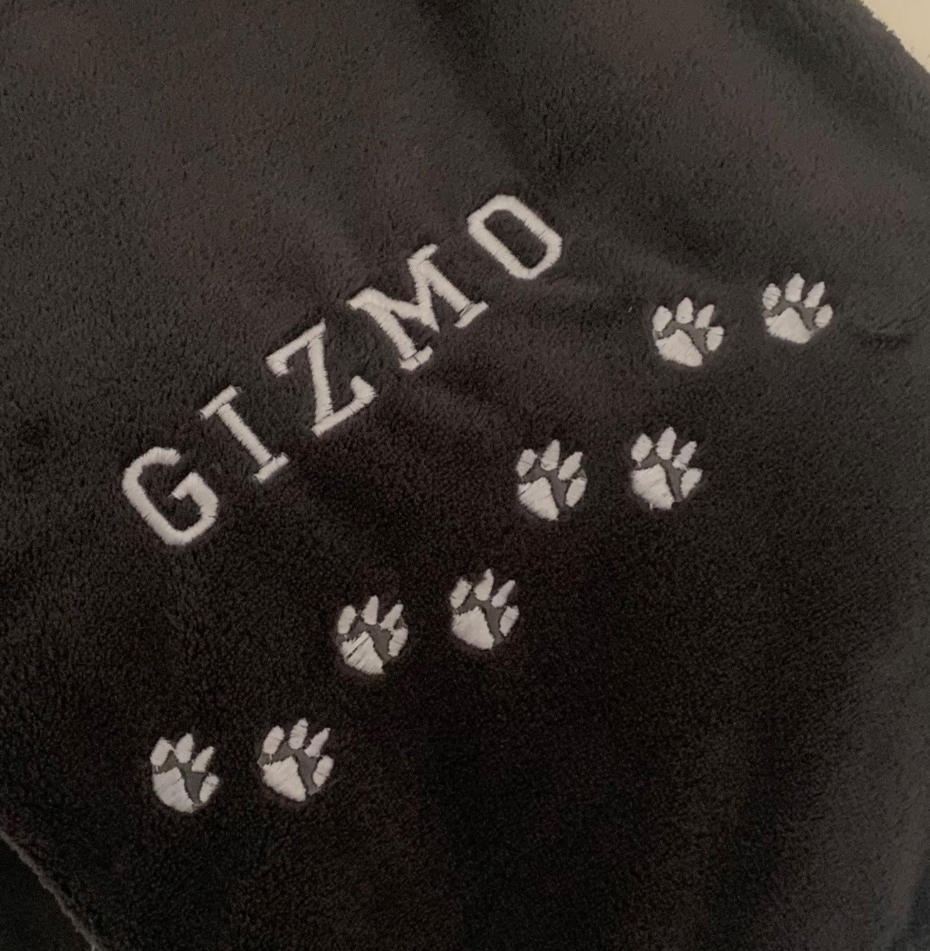 Pet Bubble Blanket - Mini Paws - Personalised