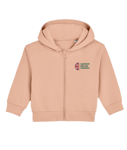 Baby Farmer Hoodie Embroidered Support British Farmers