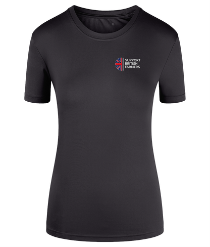 Women's TriDri Field Performance T-Shirt Support British Farmers
