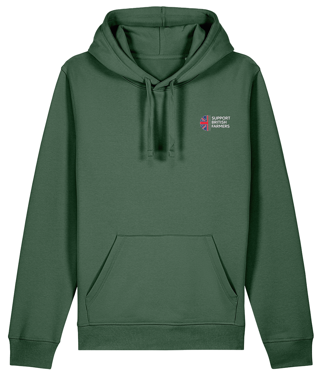 Hoodie Green or Anthracite Support British Farmers