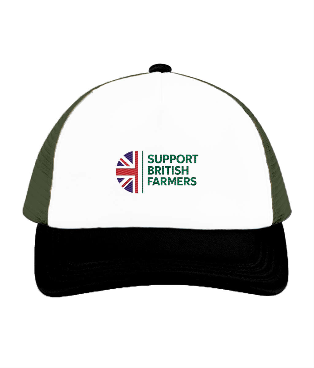 Beechfield Retro Tractor Cap Support British Farmers