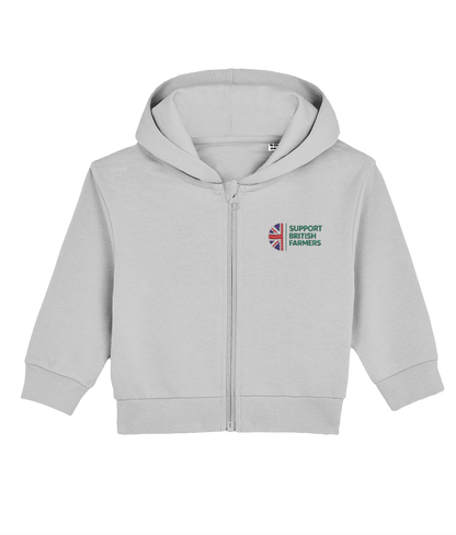 Baby Farmer Hoodie Embroidered Support British Farmers
