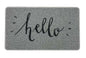 Hello Print PVC Spaghetti Looper Door Mat - 75x44cm